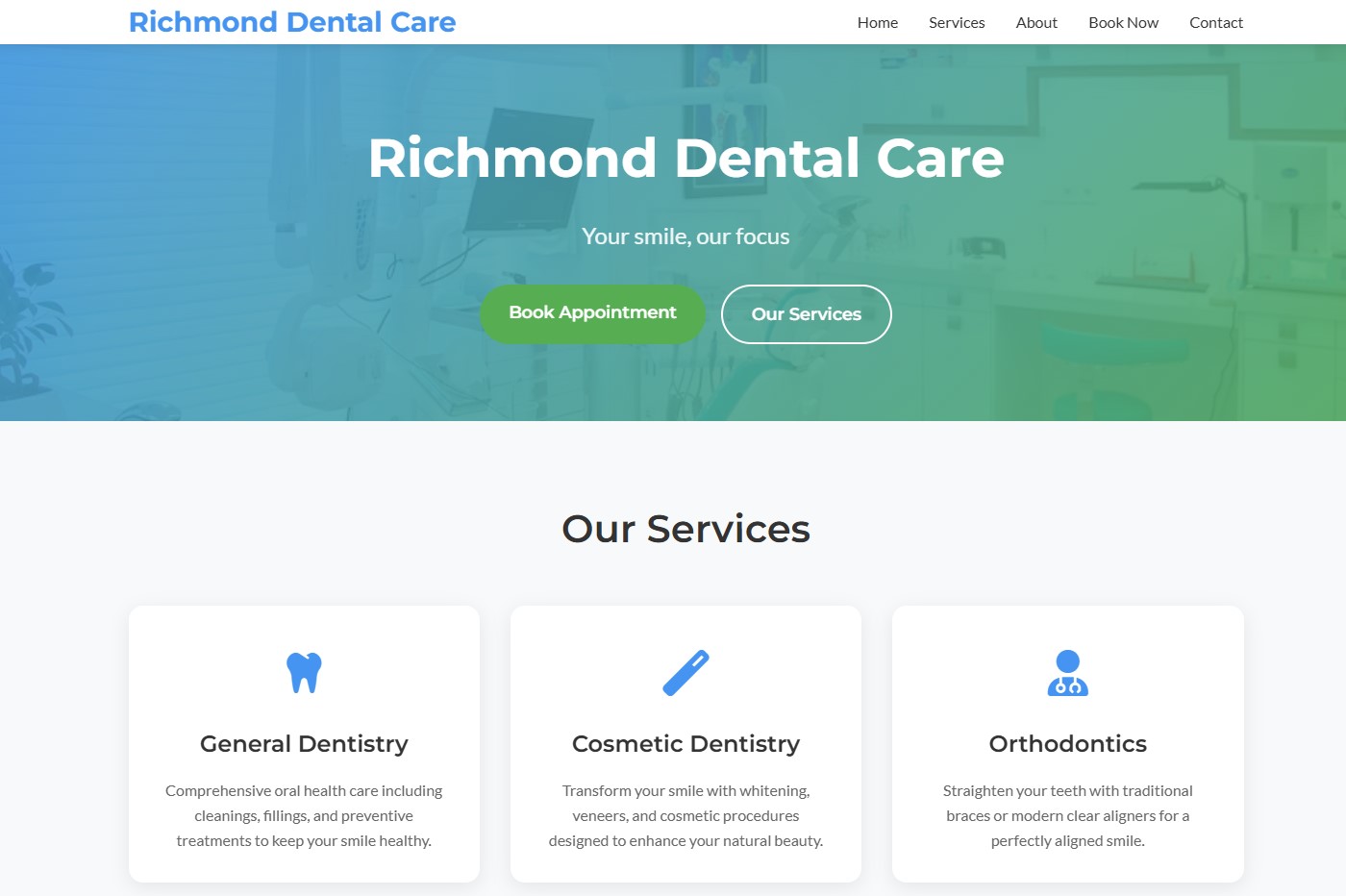 Dentist Website